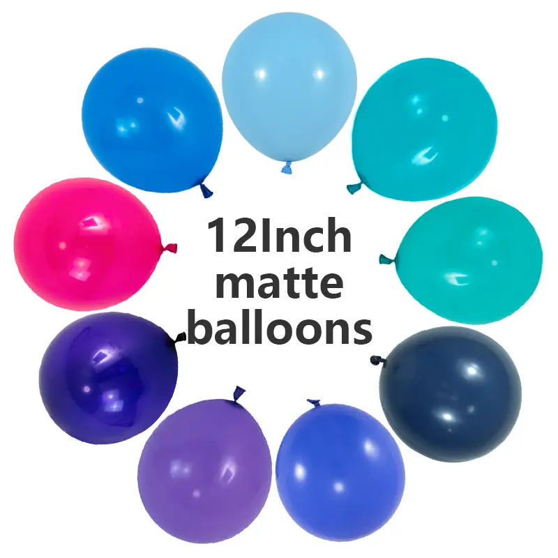 12-palcové matné latexové balóny