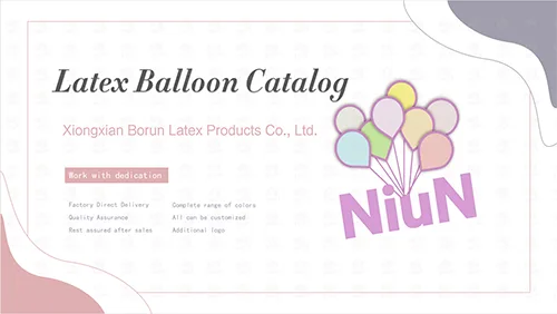 Zajtra latex baaloon katalóg