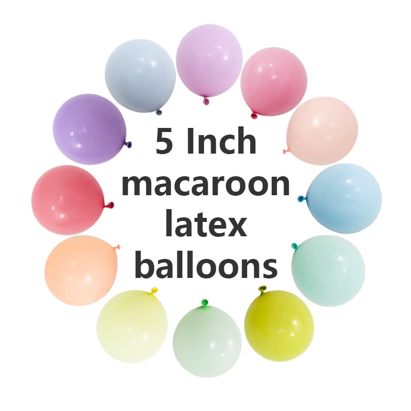 5 palcové makarónové latexové balóniky