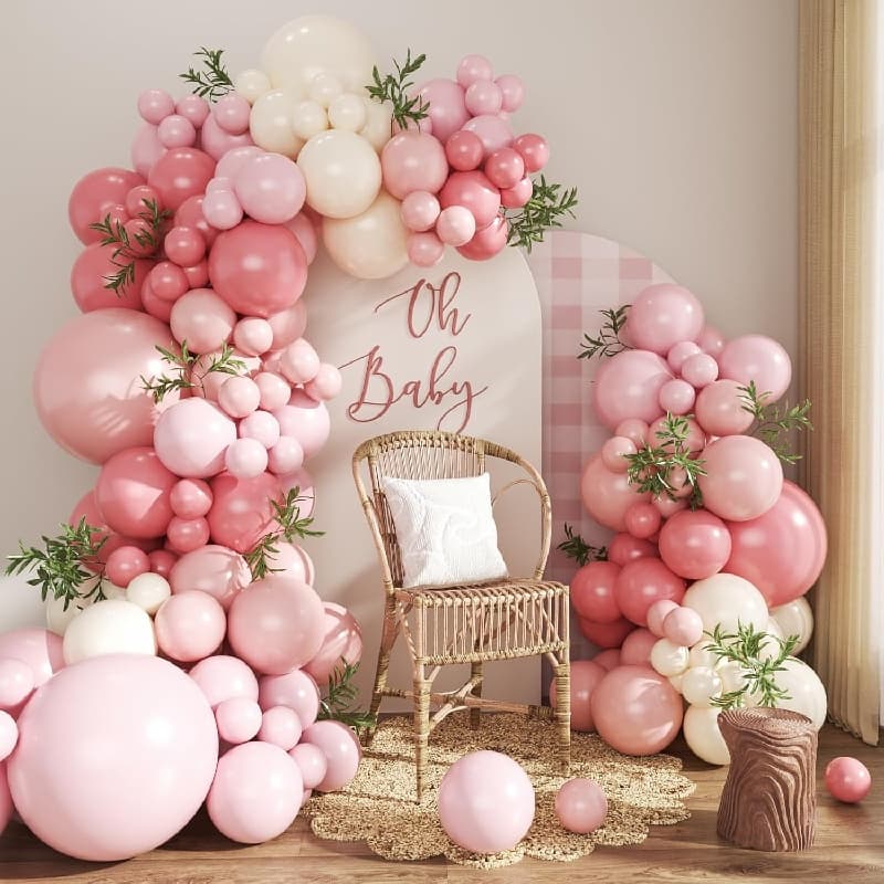 Súprava Dusty Pink Balloon Girland