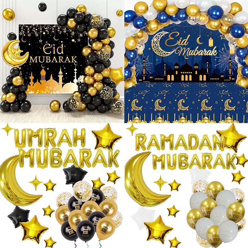 Eid al-fitr balónové súpravy girlandy