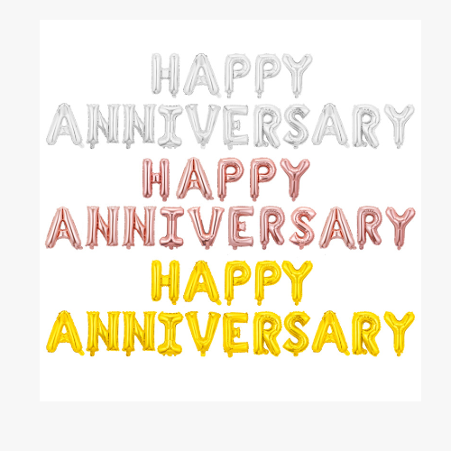 Všetko najlepšie k výročiu fóliový balón