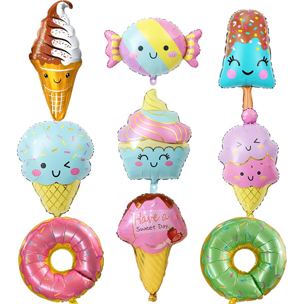 Zmrzlinový fóliový balónik