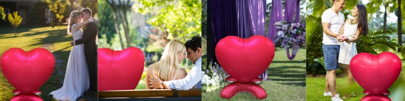66inch heart foil balloon