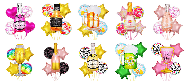 Beer cup foil balloon kit
