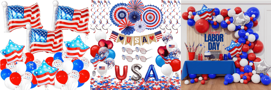 Happy 4th of July balloon