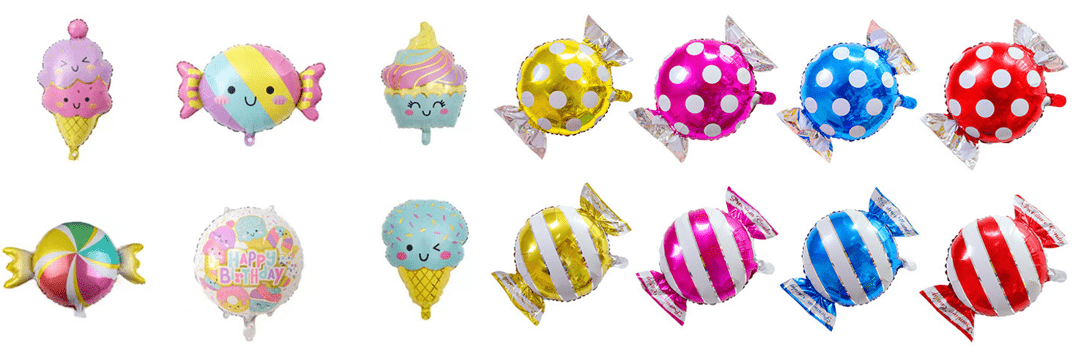 candy foil balloon