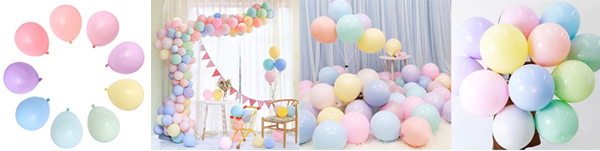 Macaroon balloon arch