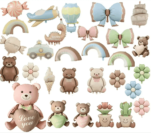 Matné matné fóliové balóniky