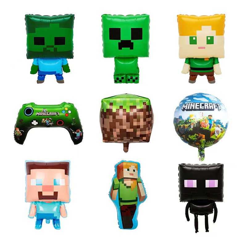 Minecraft fólové balóny