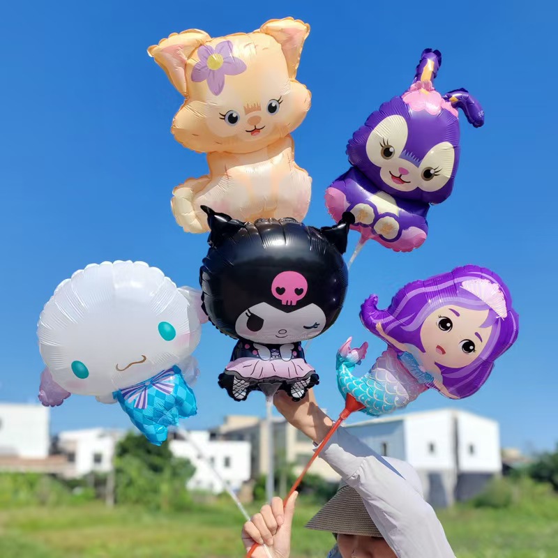 mini fóliové balóniky na paličkách