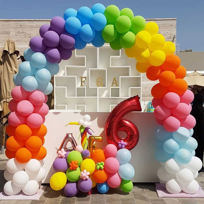 Dúhová balónová girlanda