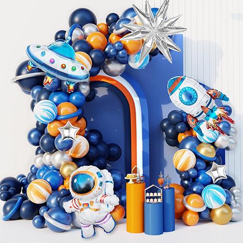Vesmírna balónová girlanda