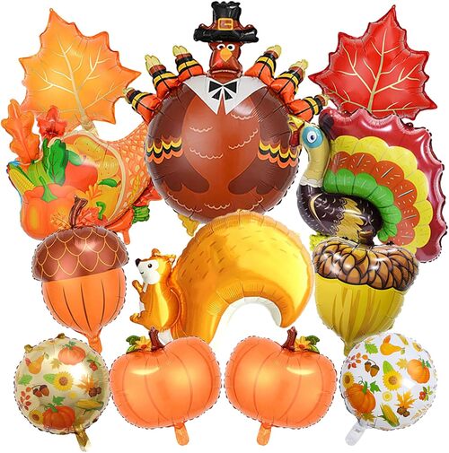 Fóliové balóny vďakyvzdania